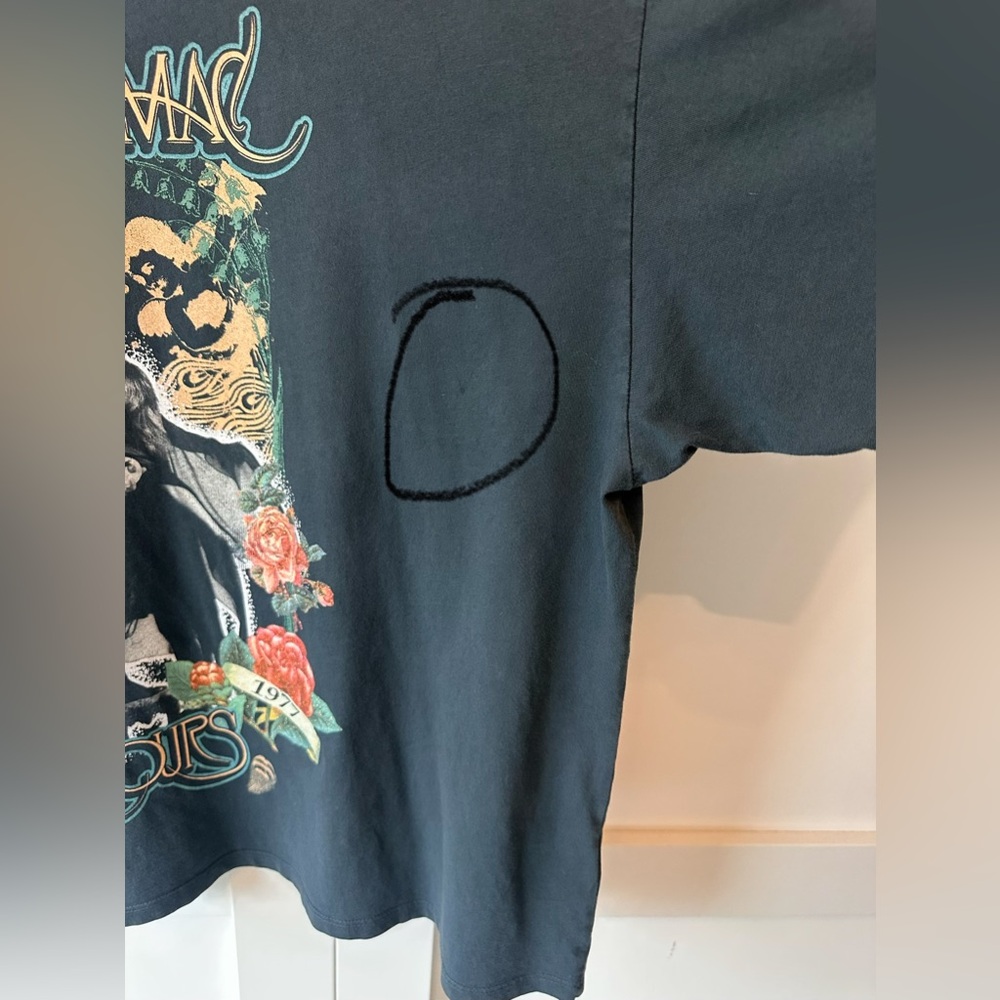 NWT Daydreamer Fleetwood Mac Rumours Graphic Tee Vintage Black T-Shirt One Size - Picture 15 of 15